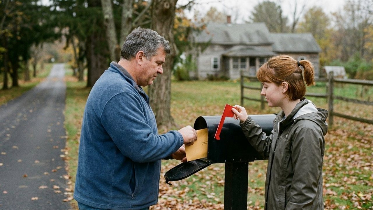 Doctor and colleague by a rural mailbox